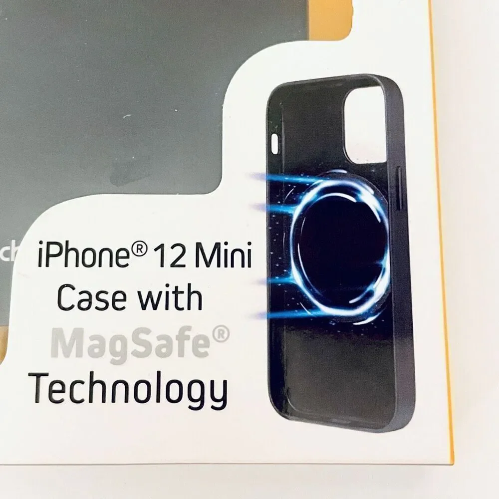 NWT New in Box  charge worx iphone 12 mini Black case with magsafe technology